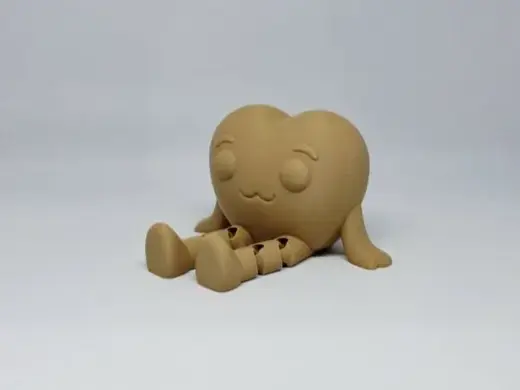 Adorable Flexi Heart Character