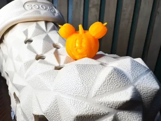 Mickey Jack O Lantern Shoe Charm set