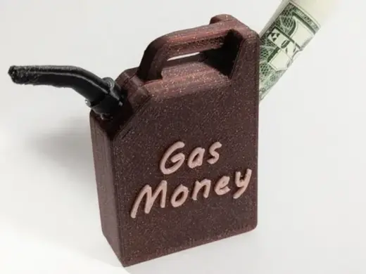 Gas Money Cash Ornament