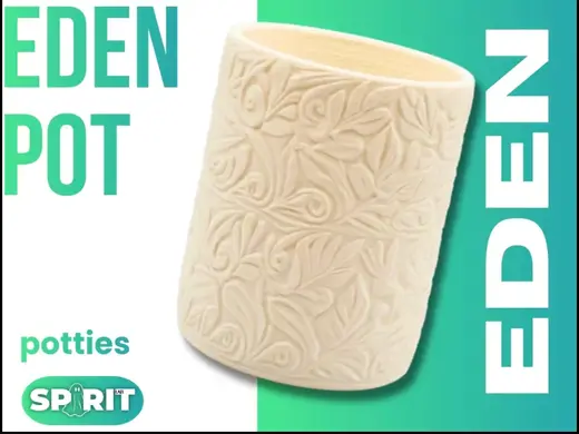Eden Pot - Floral Relief Planter & Desk Organizer