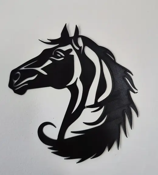 Wallart Head of horse