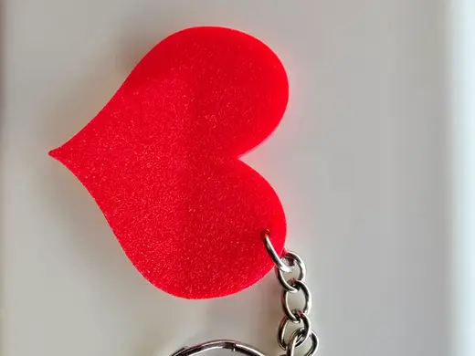 heart keychain