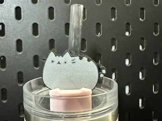 Pusheen Straw Topper