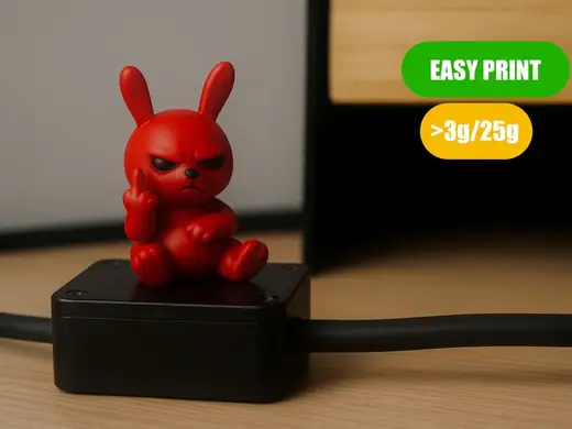 little angry rabbit