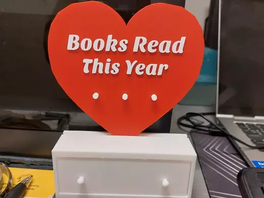 Books read counter