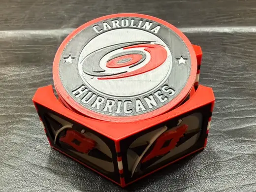 Carolina Hurricanes Coaster Set & Stand
