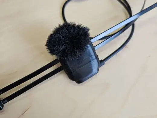 TPU zip tie mount for DJI MIC 3