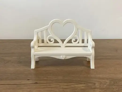 Romantic Lovers Bench - Decorative Model