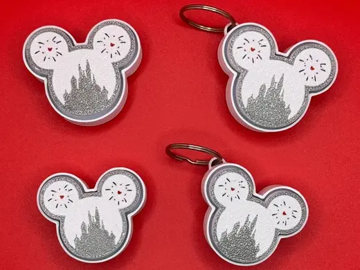 Mickey Castle Fidget Clicker