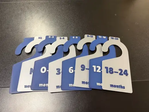 Infant Clothes Size Dividers