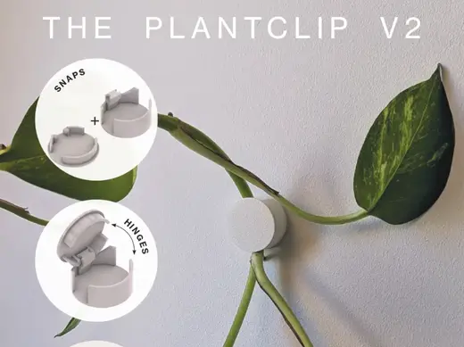 The Plant Clip V2 - Snap-Hinge Design No Supports!