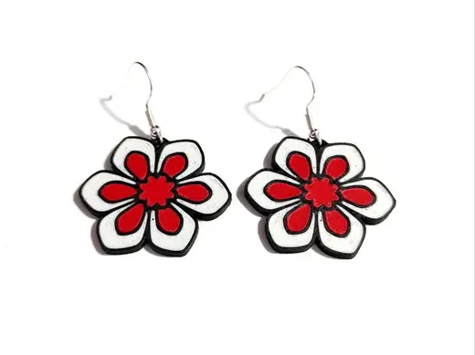 Daisy Charm - Earrings