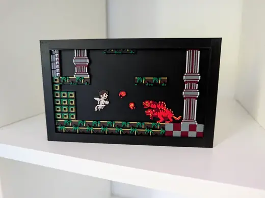 Kid Icarus - Twinbellows Boss Fight Wall Art