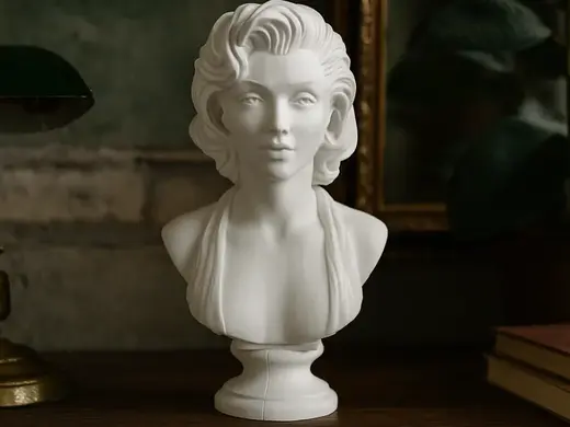 Marilyn Monroe Bust – Hollywood Fan Art Sculpture