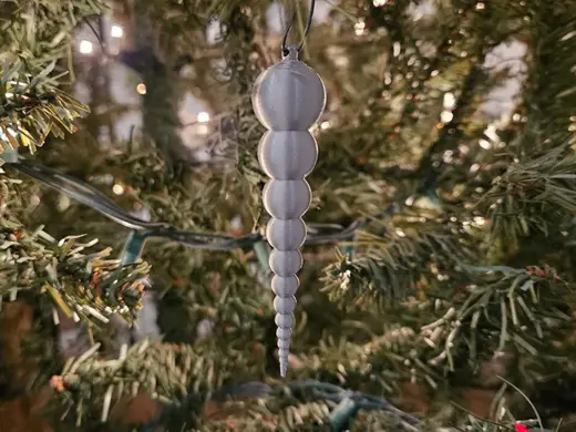 Icicle Buable Christmas Ornament