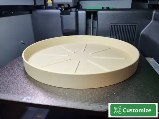 Modern Parametric Saucer: Filleted Design