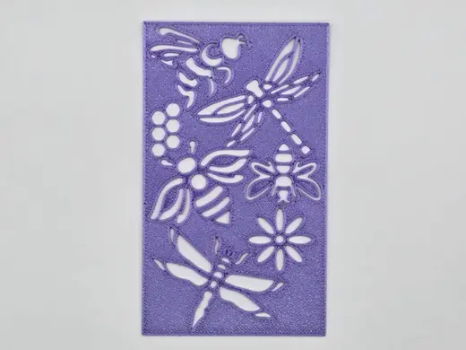 Honeybee and Dragonfly Garden Stencil