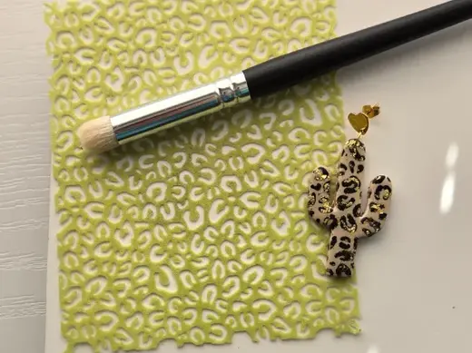 Cheetah or Leopard Stencil (great for clay)