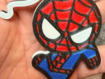 Spiderman funny keychain/decor