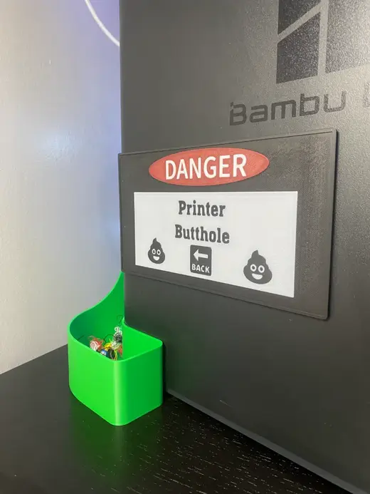 Purge Hole Danger Sign