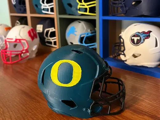 Oregon Ducks Football Helmet