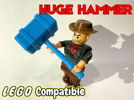 LEGOs BRICK | Huge Hammer Accessory