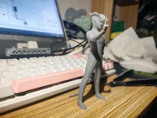 赛罗奥特曼比耶姿势一体打印