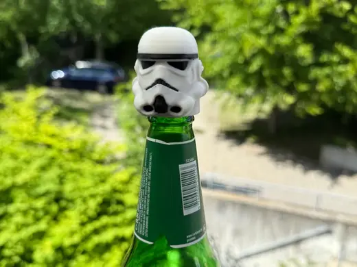 Wespen und Bienenschutz für Bierflasche
