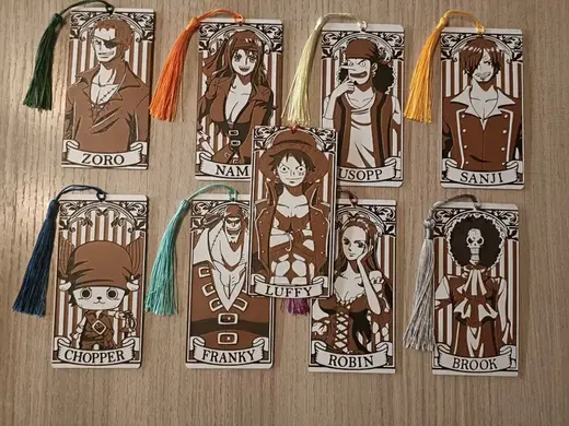 One piece - set di 9 segnalibri