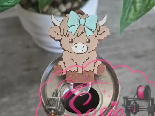 Highland Cow Can Tab Opener