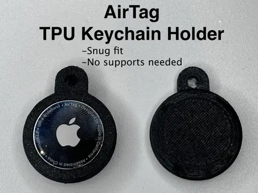 AirTag TPU Keychain Holder