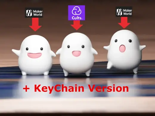 Warawara From The Boy and the Heron V1 + KeyChain