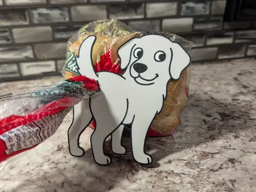 Clip à pain Chien (Golden Retreiver)
