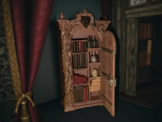Miniatur Bookshelf for Alchemisten