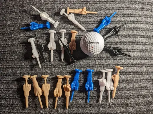 Novelty golf tee