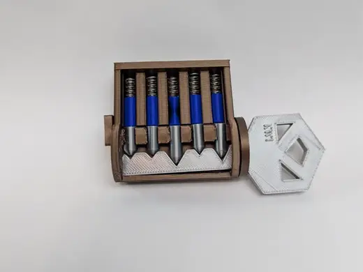 Kwikset door lock cutaway with pins and springs