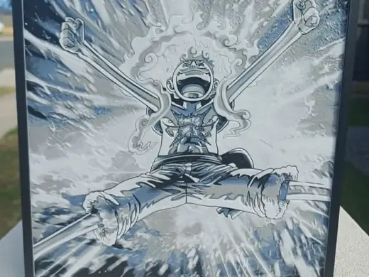 Luffy Gear 5 Hueforge 220x220mm