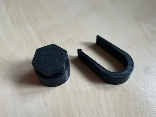 Radschrauben Abdeckkappe 17mm mit Abziehzange