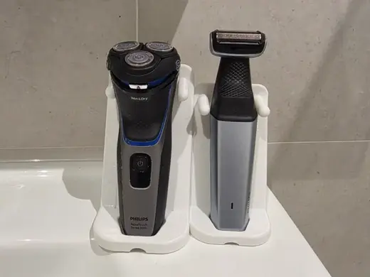 Dual Philips Shaver base / holder