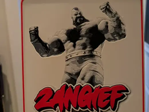Street Fighter 6 - Zangief Color Pop Hueforge