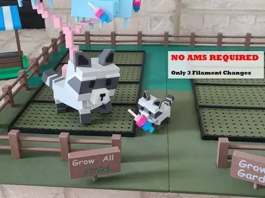 Grow a Garden - Raccoon (NO AMS) - Roblox