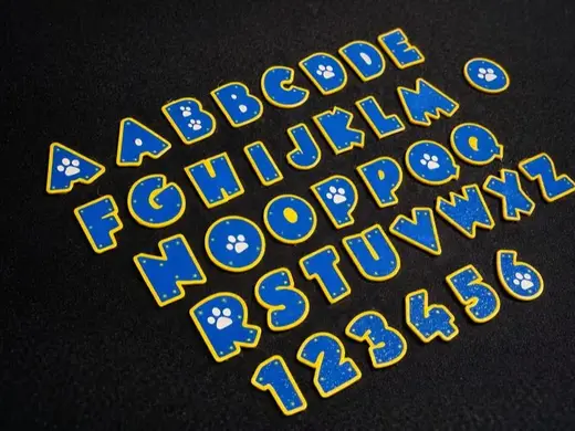PAW PATROL Letters - A-Z (A B C) and Numbers