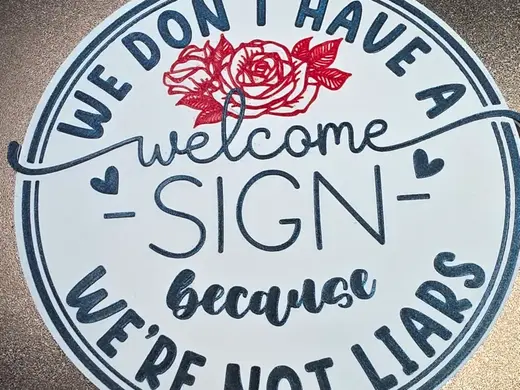 (un)Welcome Sign