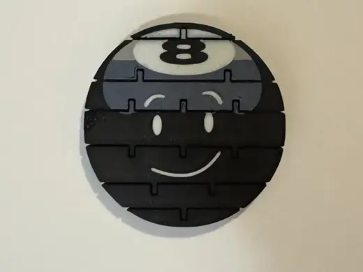 8 Ball Flexi Toy from Battle for Dream Island BFDI