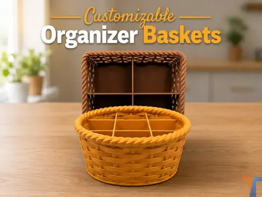 Parametric Woven Organizer Basket