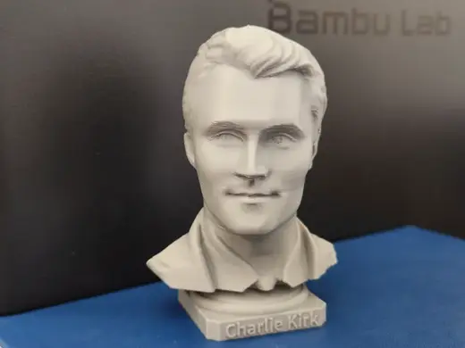 Charlie Kirk Mini Bust Statue
