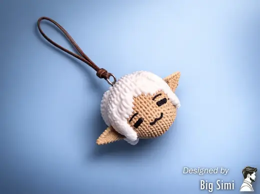 Knitted Frieren Keychain