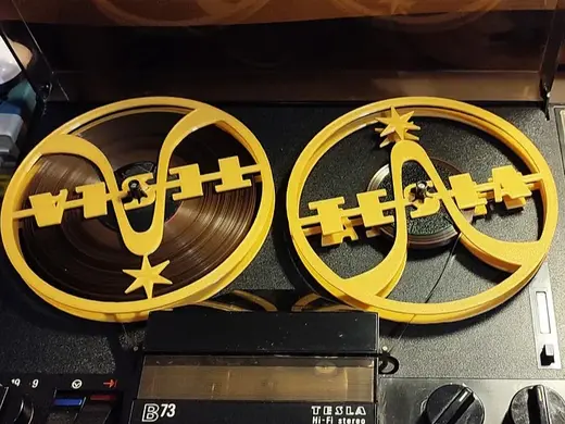 Tesla Czechoslovakia tape recorder reel spool 18cm