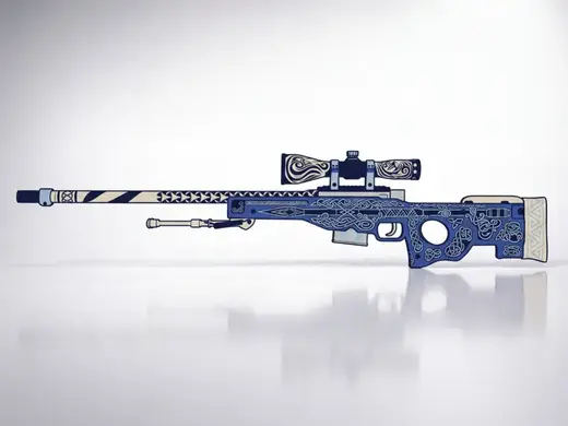 AWP | Gungnir - 3D Printed Wall Art