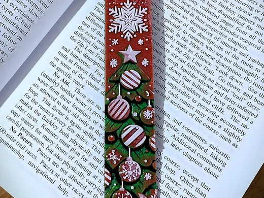 Christmas Tree Bookmark-Ornament-Stocking filler